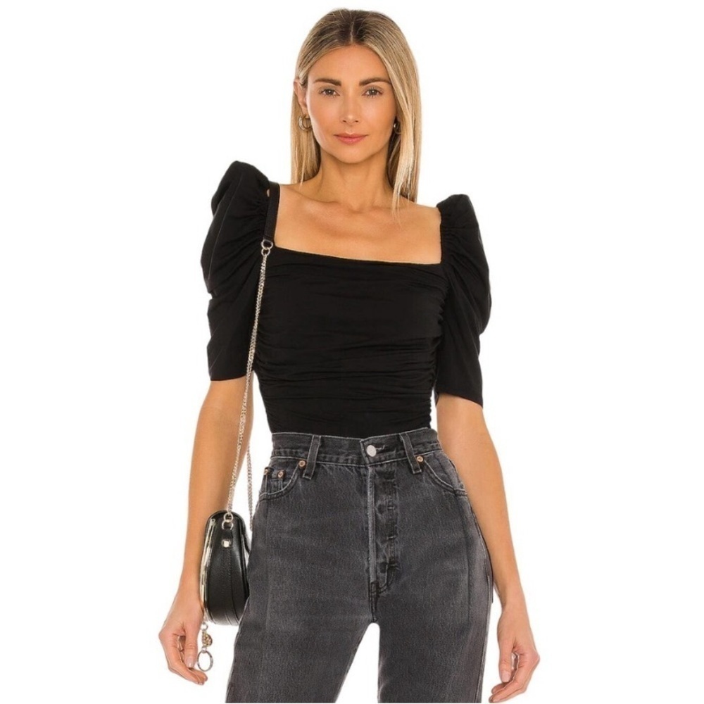 NWOT Frame Betty Knit Top Noir sz Small